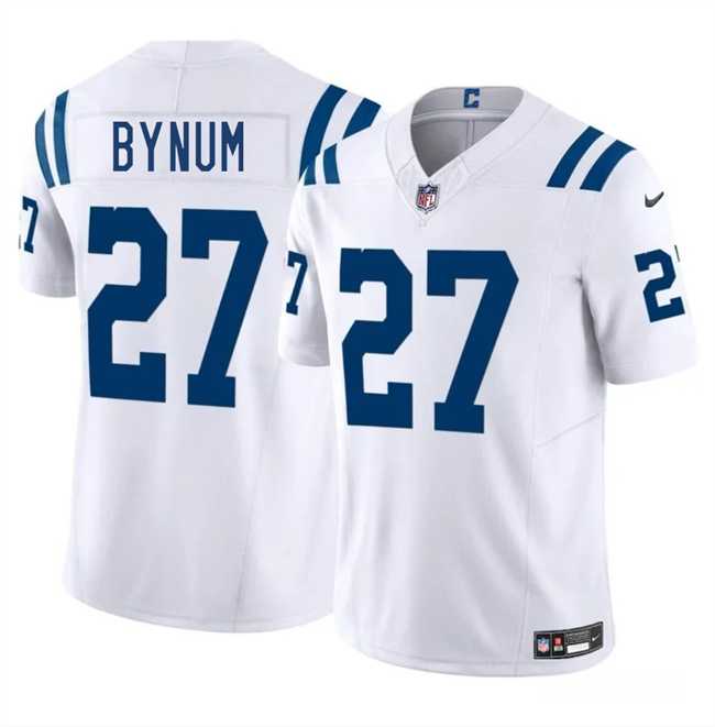 Men & Women & Youth Indianapolis Colts #27 Cam Bynuml White 2025 F.U.S.E. Vapor Limited Stitched Jersey->indianapolis colts->NFL Jersey